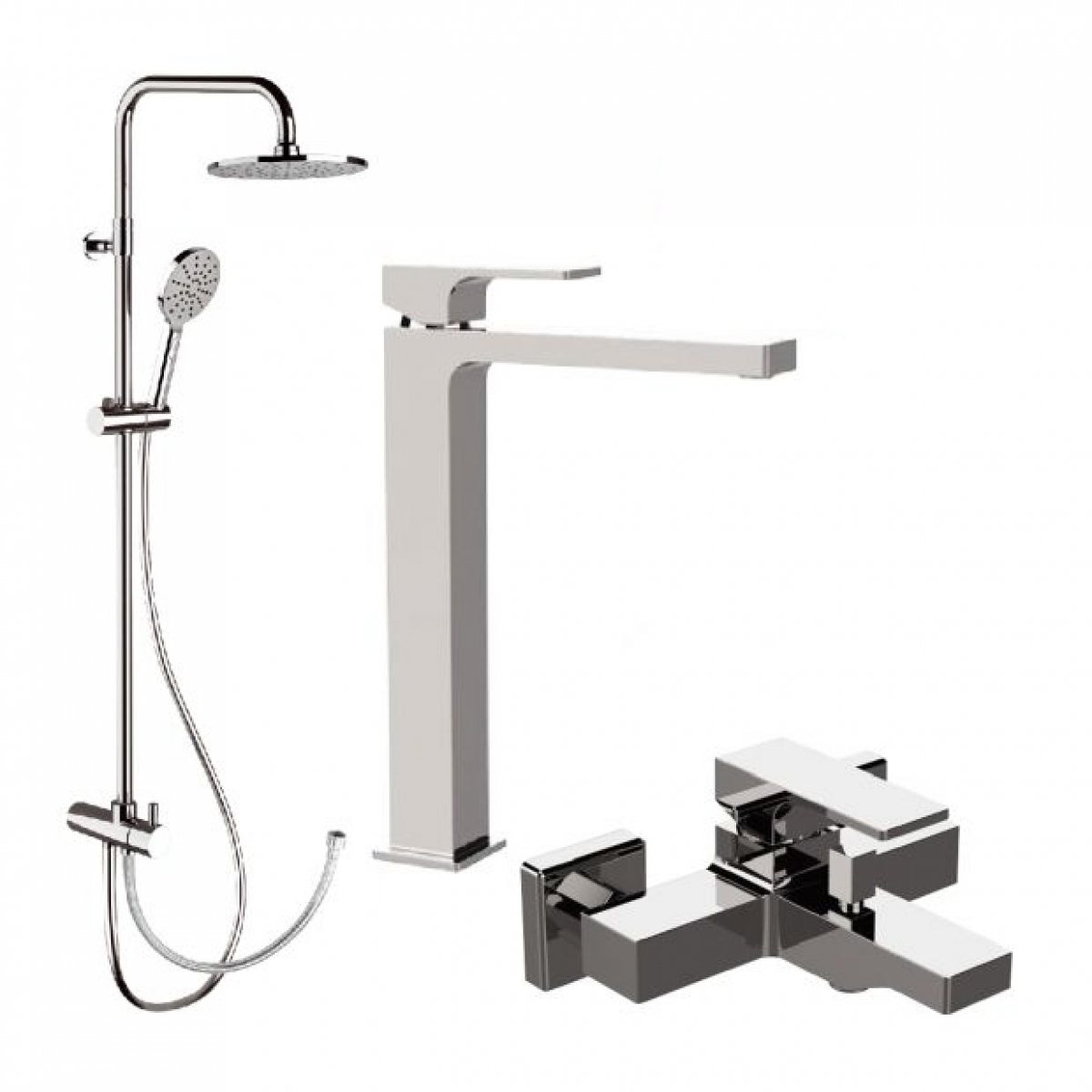 Remer Absolute AU11L+AU05+330A8MPEC20NRA 龍頭套裝 (鍍鉻色)