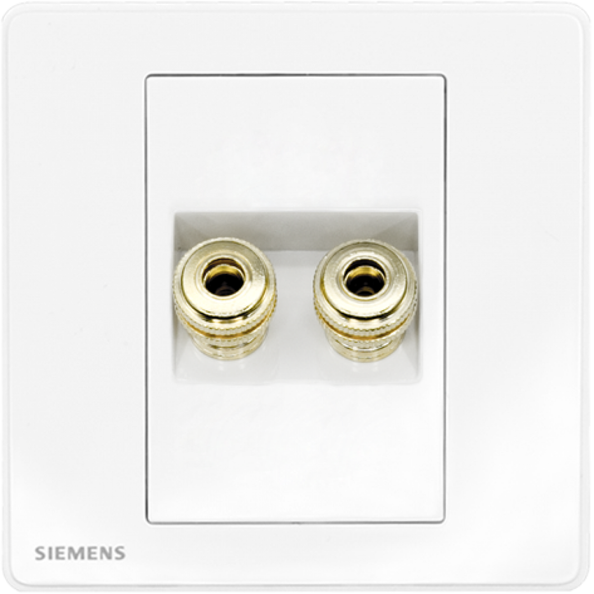 Siemens 西門子 5UH81813PC01 雙接線音響插座 (白色)