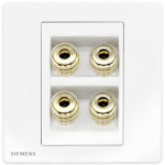 Siemens 西門子 5UH81823PC01 四接線音響插座 (白)