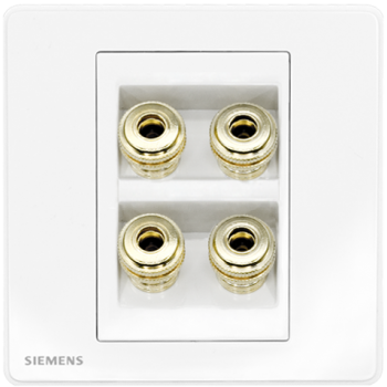 Siemens 西門子 5UH81823PC01 四接線音響插座 (白)