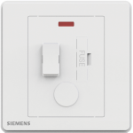 Siemens 西門子 5UB81523PC01 13A 雙極開關保險菲士接線蘇 (帶霓虹燈指示器) (白色)