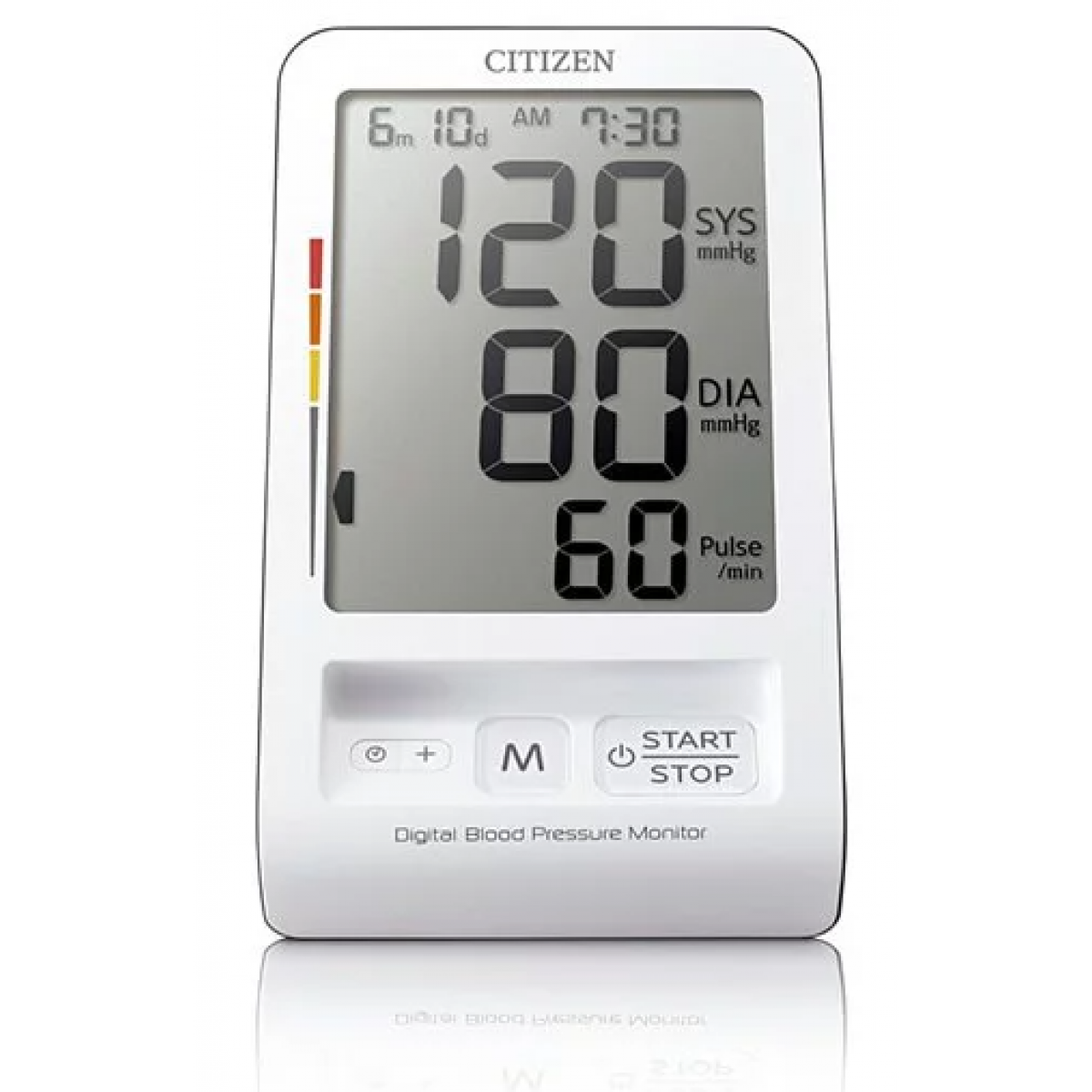 Citizen CH-456手臂式電子血壓計：特大液晶顯示，心率不齊提示，附臂帶倉