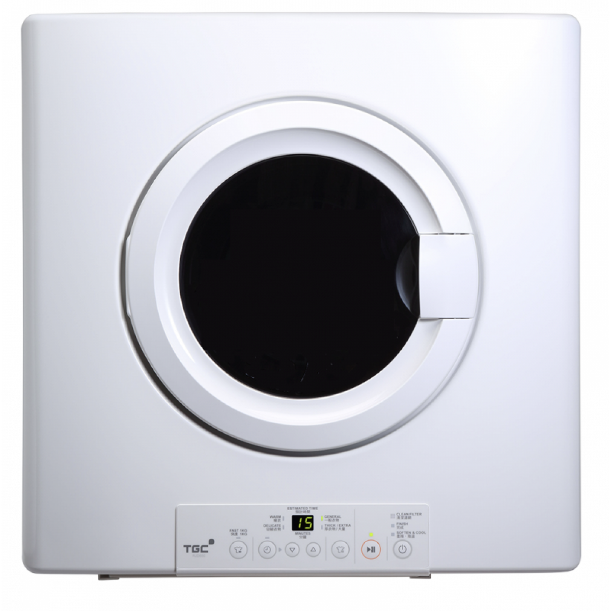 TGC RJD650 煤氣乾衣機 - 6.5kg容量 智能濕度感應