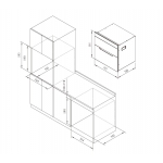 Cristal 尼斯 D40DSS 內置式消毒碗櫃 - 100L 臭氧+UV殺菌