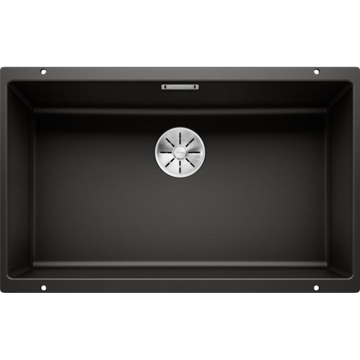 Blanco 526001 Subline 700-U雙盆水槽 (黑色)：SILGRANIT™材質，德國製造，台下安裝