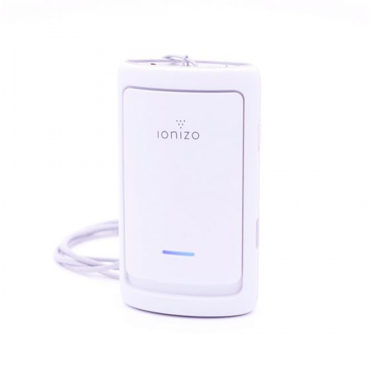 Ionizo 2合1隨身空氣淨化機+智能空氣驗測機 (銀色)：主動式負離子，舒緩鼻敏感，LED顏色提示