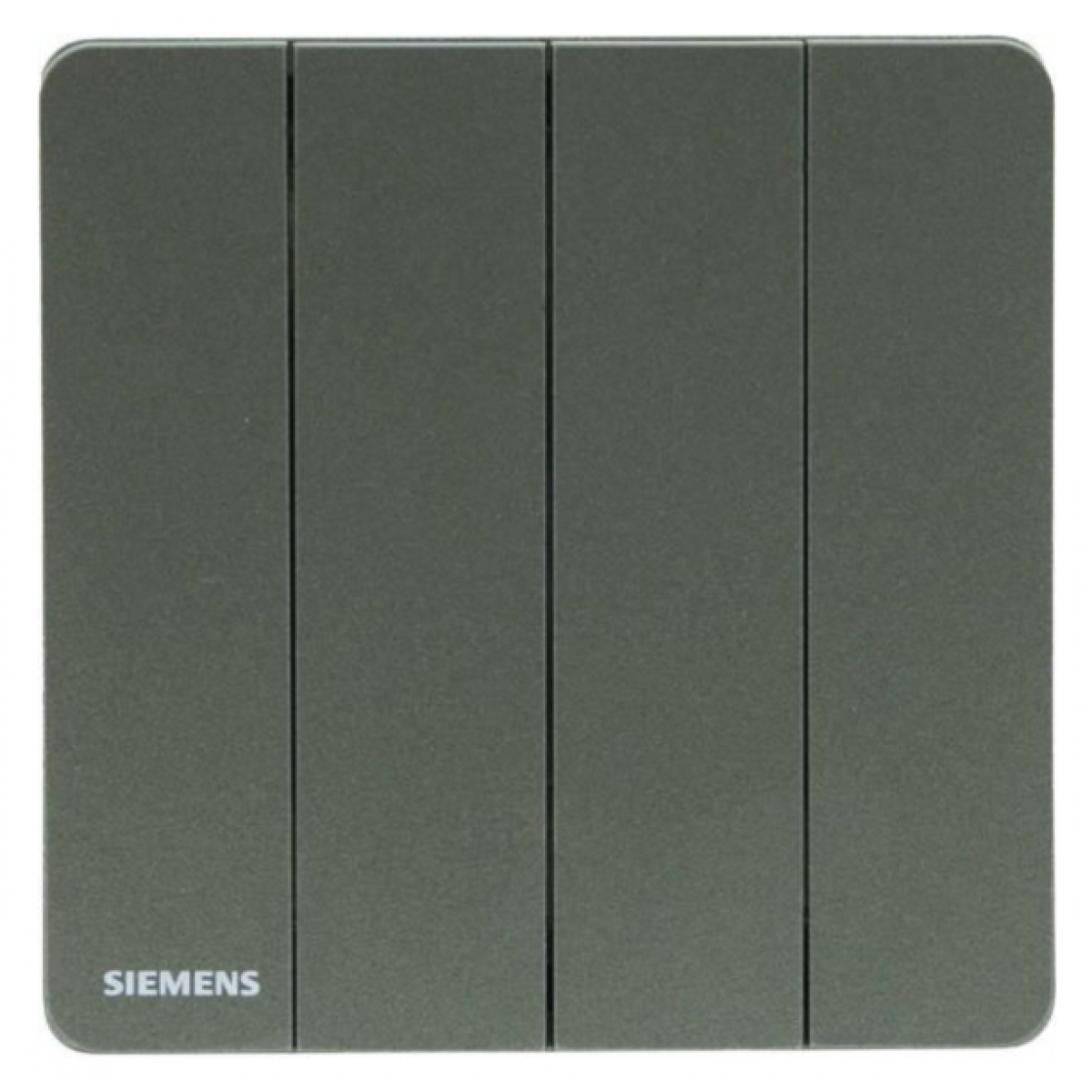 Siemens 西門子 5TA81423PC05 16AX四位單控開關掣 (銀灰色)