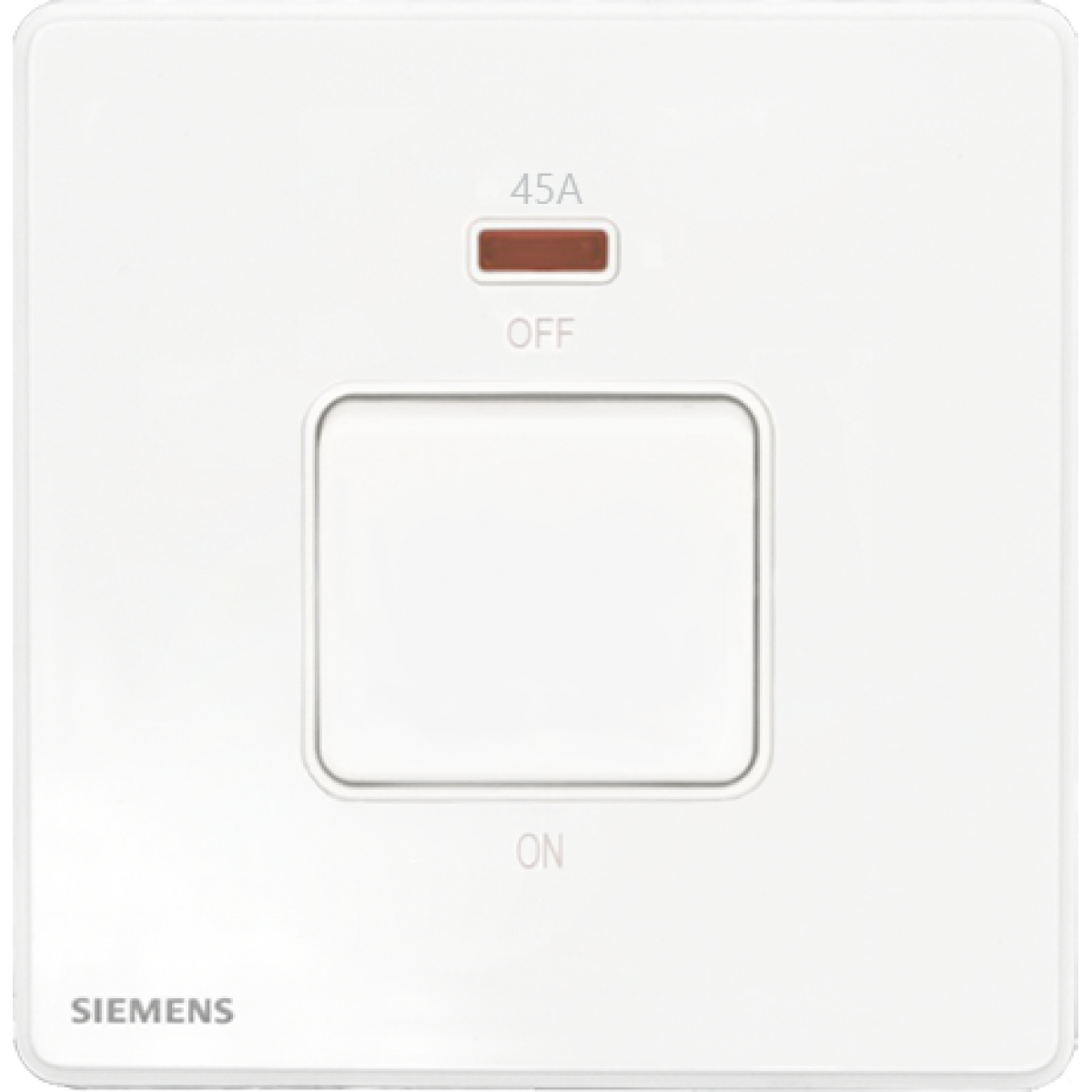Siemens 西門子 5TA81633PC01 45A雙極開關 (帶霓虹燈指示器) (白色)