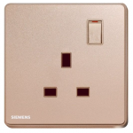 Siemens 西門子 5UB81123PC04 13A 單位開關插座 (玫瑰金色)