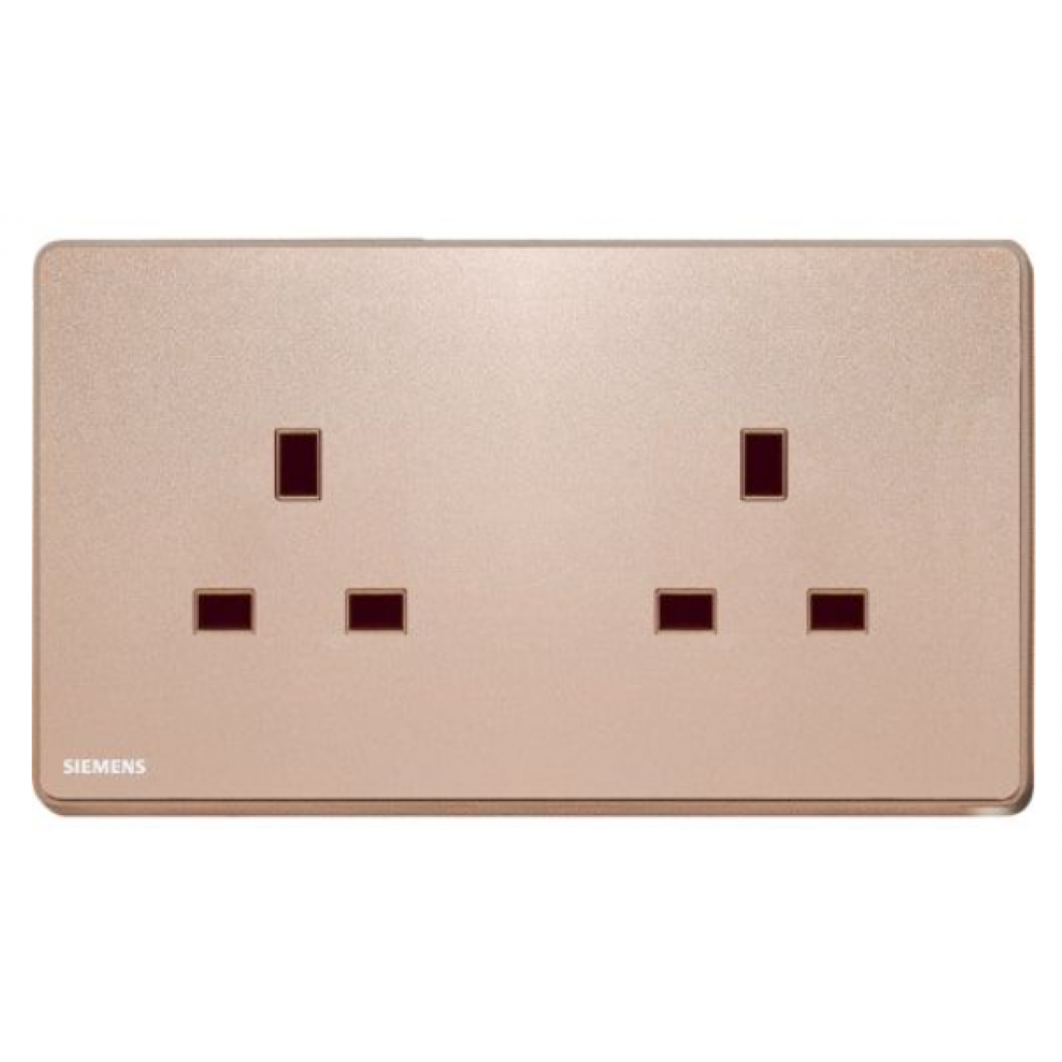 西門子 Siemens 5UB81213PC04 13A 雙位插座 (玫瑰金色)