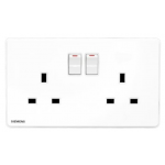 Siemens 西門子 5UB81223PC01 13A 雙位開關插座 (白色)