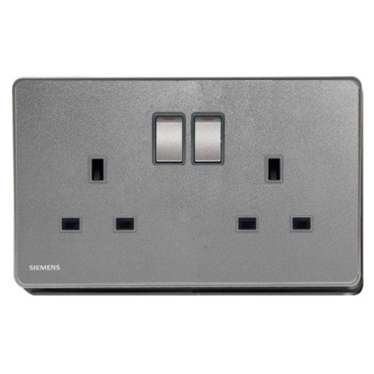 西門子 Siemens 5UB81223PC05 13A 雙位開關插座 (銀灰色)