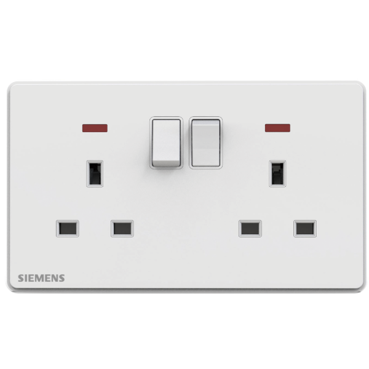 西門子 Siemens 5UB81233PC01 13A 雙位開關插座 (帶霓虹燈) (白色)