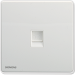Siemens 西門子 5UH81613PC01 單位電話插座 RJ11 (白色)