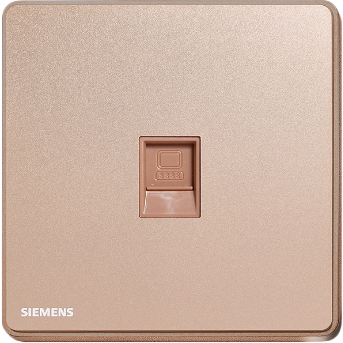 西門子 Siemens 5UH81713PC04 單位 Cat6 電腦插座 (玫瑰金色)