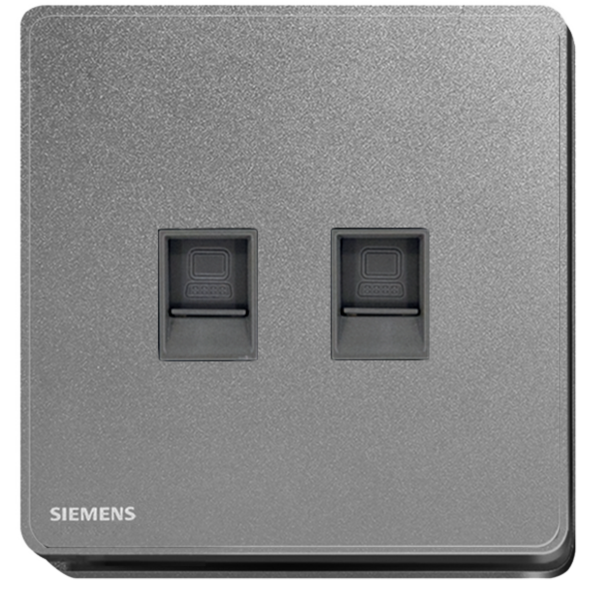 西門子 Siemens 5UH81763PC05 雙位 Cat6 電腦插座 (銀灰色)