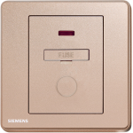 Siemens 西門子 5UB81533PC04 13A 雙極保險菲士接線蘇 (帶霓虹燈指示器) (玫瑰金色)