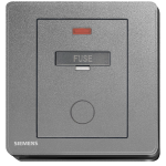 Siemens 西門子 5UB81533PC05 13A 雙極保險菲士接線蘇 (帶霓虹燈指示器) (銀灰色)