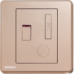 Siemens 西門子 5UB81543PC04 13A 雙極開關保險菲士接線蘇 (玫瑰金色)