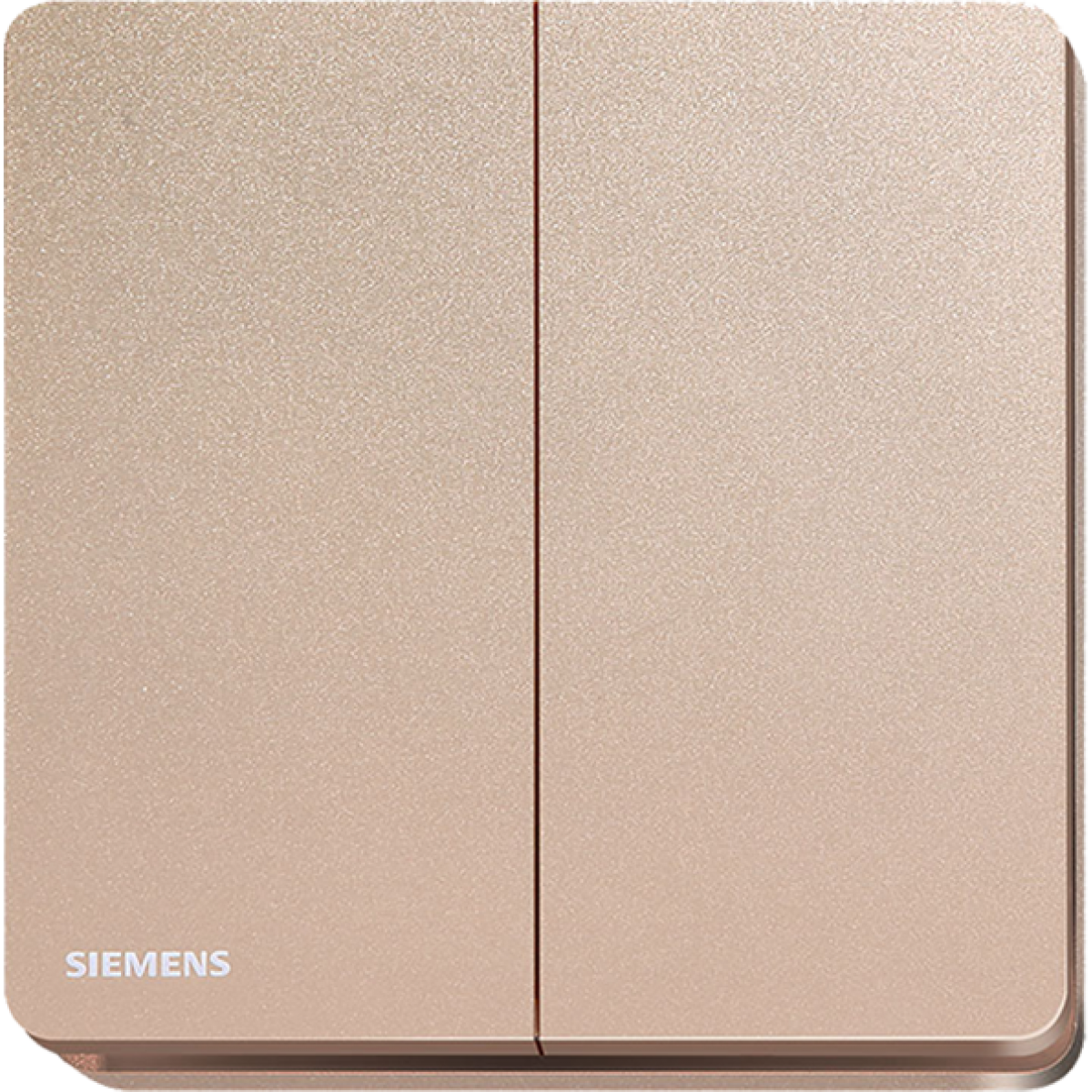 Siemens 西門子 5TA81223PC04 16AX 雙位單控開關掣 (玫瑰金色)