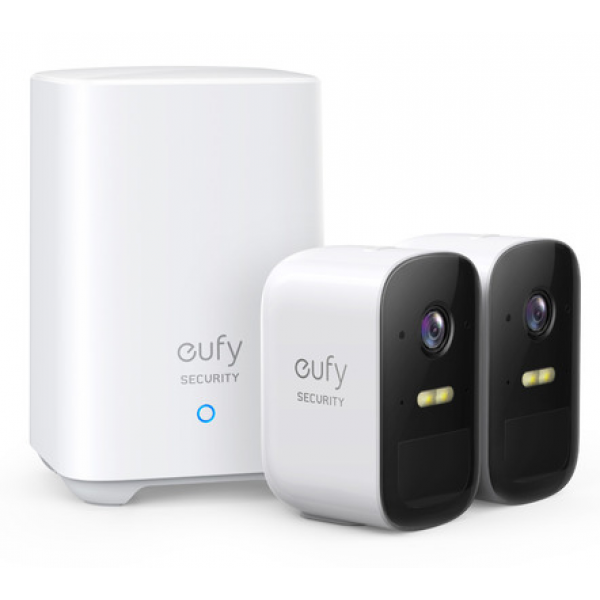 Eufy T88313D2 EufyCam 2C+1 智能保安攝錄機套裝 (2部攝影機+HomeBase基站)