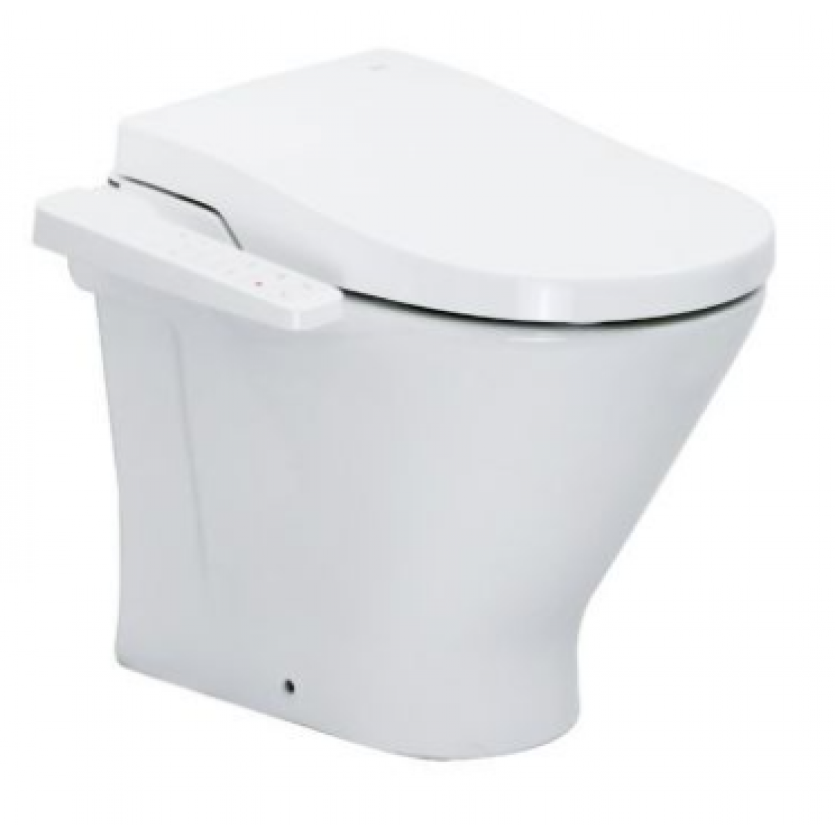 Roca The Gap Round Rimless 貼牆座廁套裝 (時尚型電子廁板) A804035005+3470N7