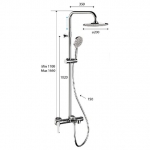 REMER D11+W34A8MPEC20 Dream 鍍鉻色龍頭套裝