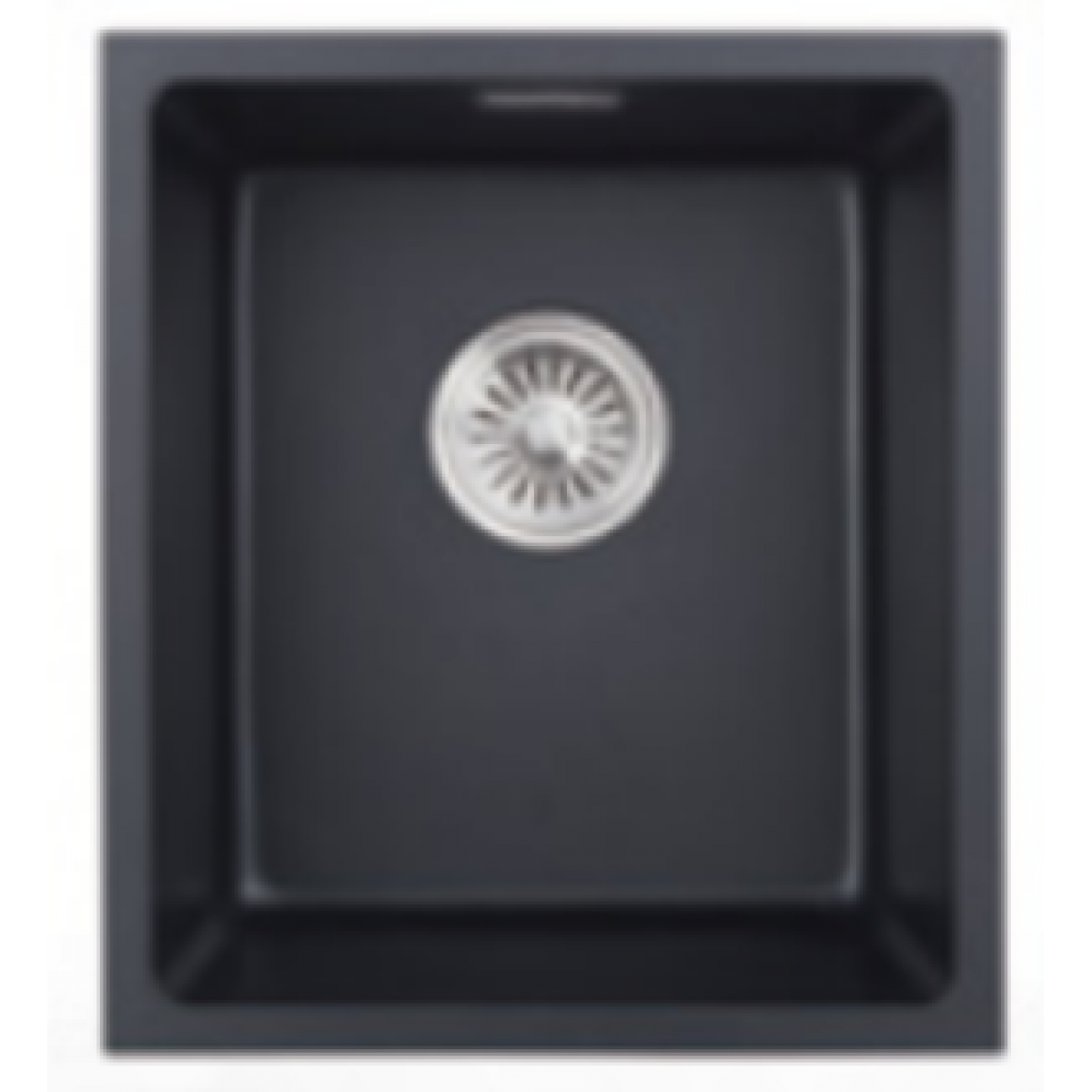 Kitco NET-400-BK 檯面/檯下兩用石英鋅盆 (黑色)