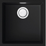 Elleci ZEN102 花崗岩廚房台上台下兩用石盆 (黑色)