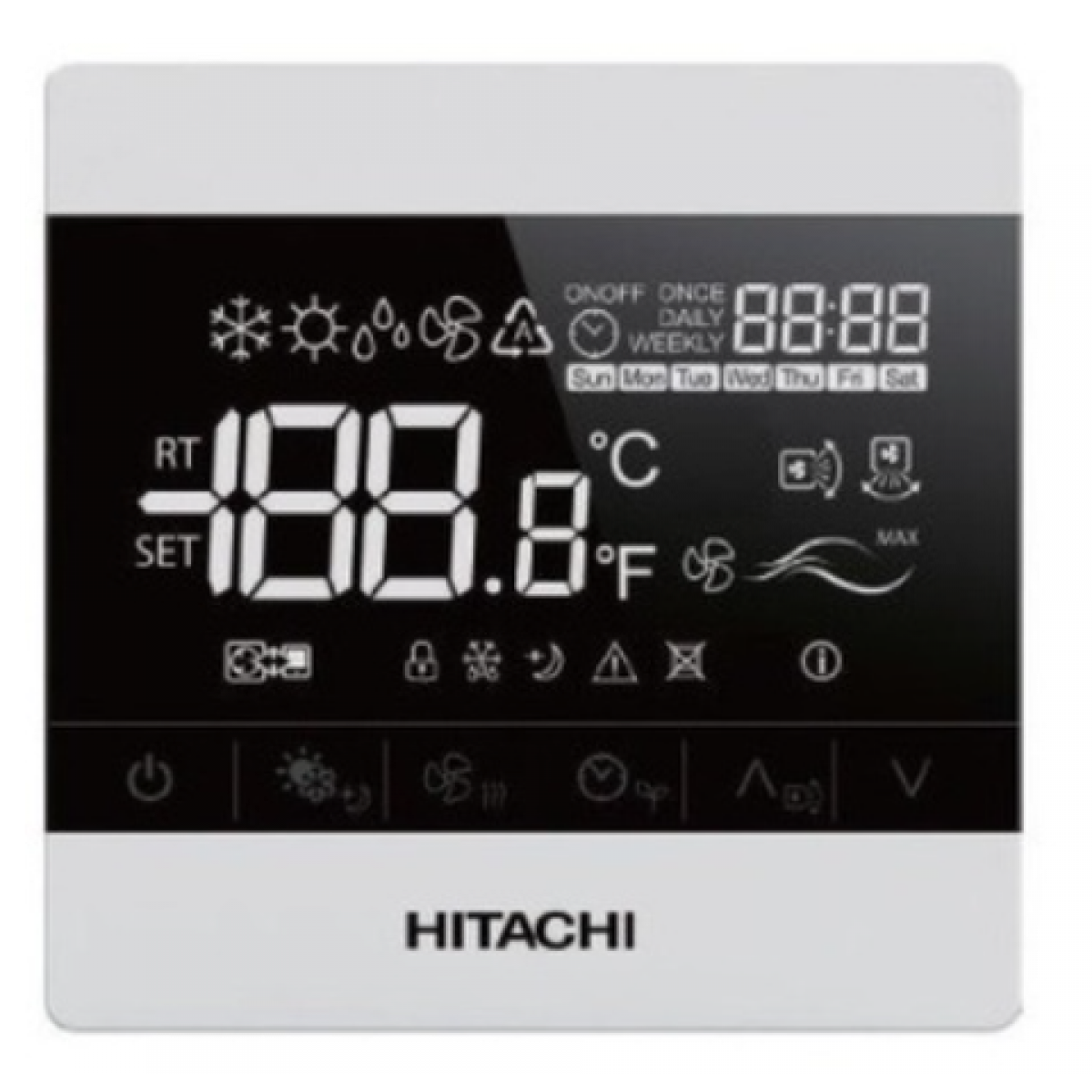 Hitachi 日立 HCWA21NEWH 液晶觸控有線遙控器