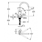 Grohe 31494001 Get 高身星盆龍頭