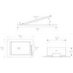 Kanto S4 桌面揚聲器支架 (黑色)