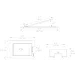 Kanto S6W 桌面揚聲器支架 (白色)