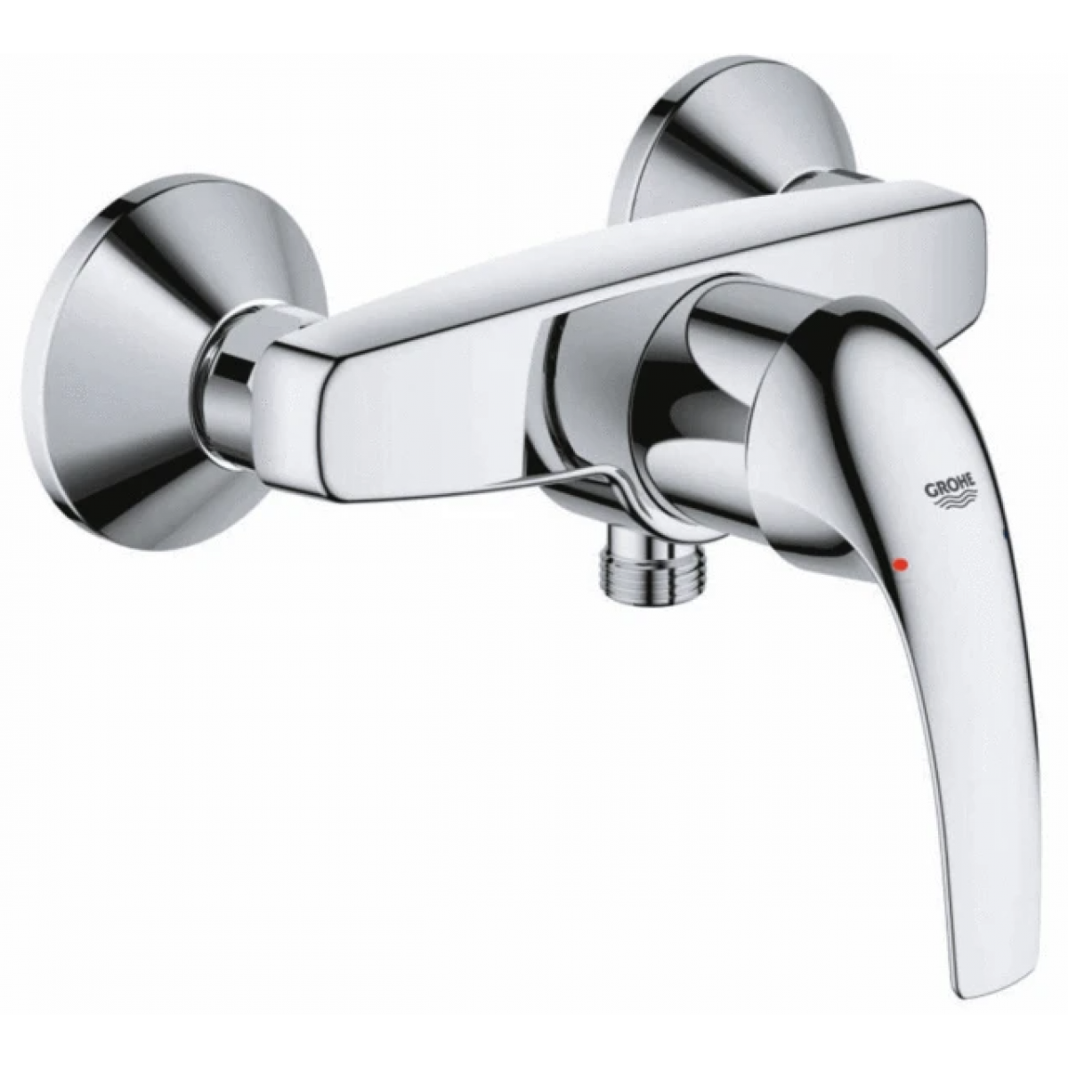 Grohe 23631000 Baucurve 淋浴龍頭 - 壁掛式、GROHE Longlife陶瓷濾芯