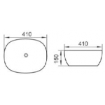 Richford BA639 41厘米 檯上面盆