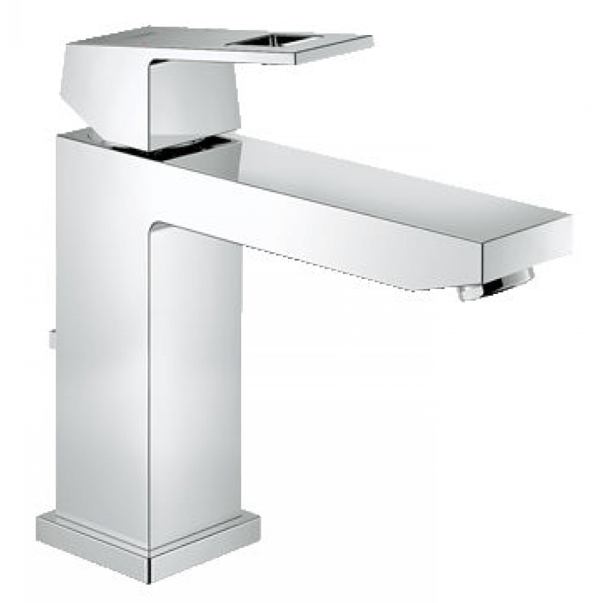 Grohe 23445000 Eurocube 中高身面盆龍頭 - EcoJoy節水，QuickFix Plus安裝