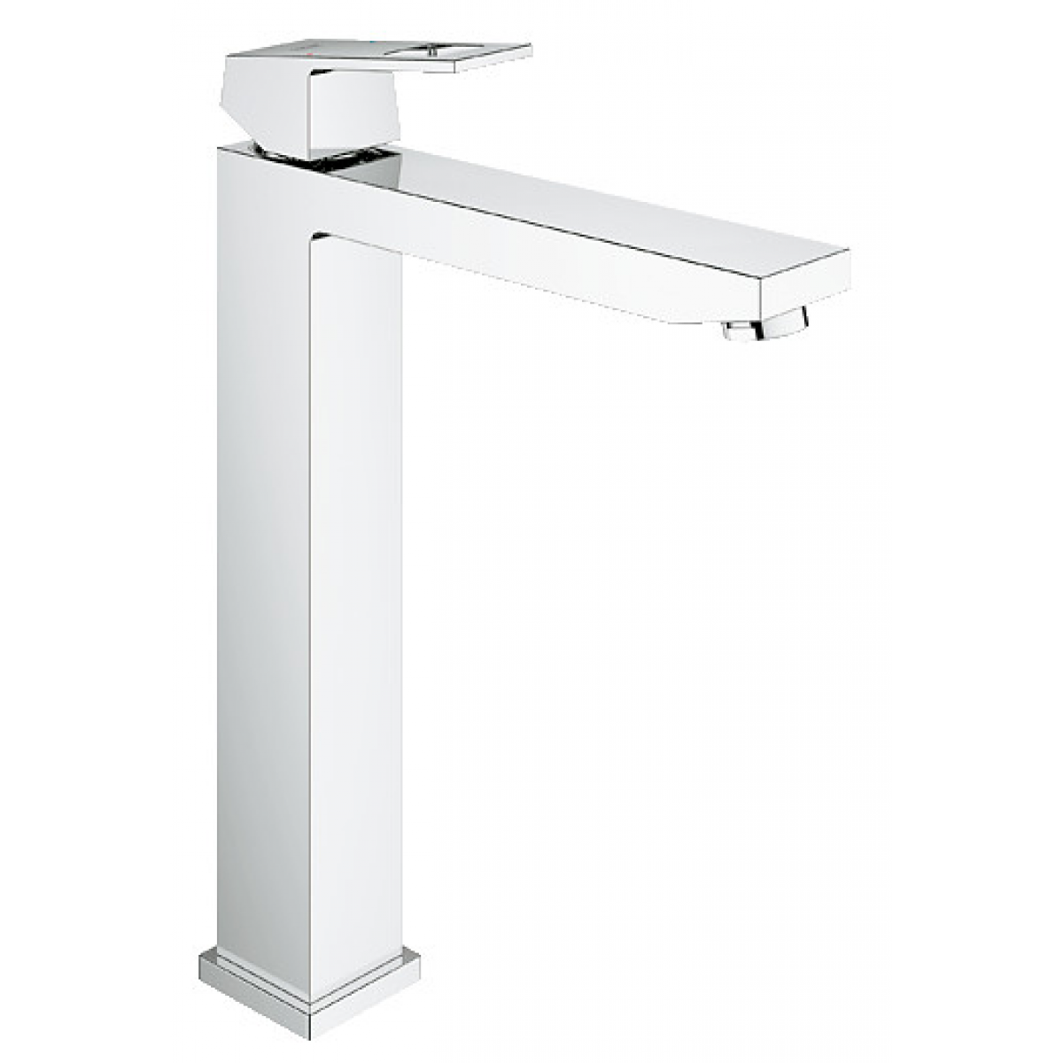 Grohe 23406000 Eurocube 高身面盆龍頭 - 適用於獨立盆，EcoJoy節水