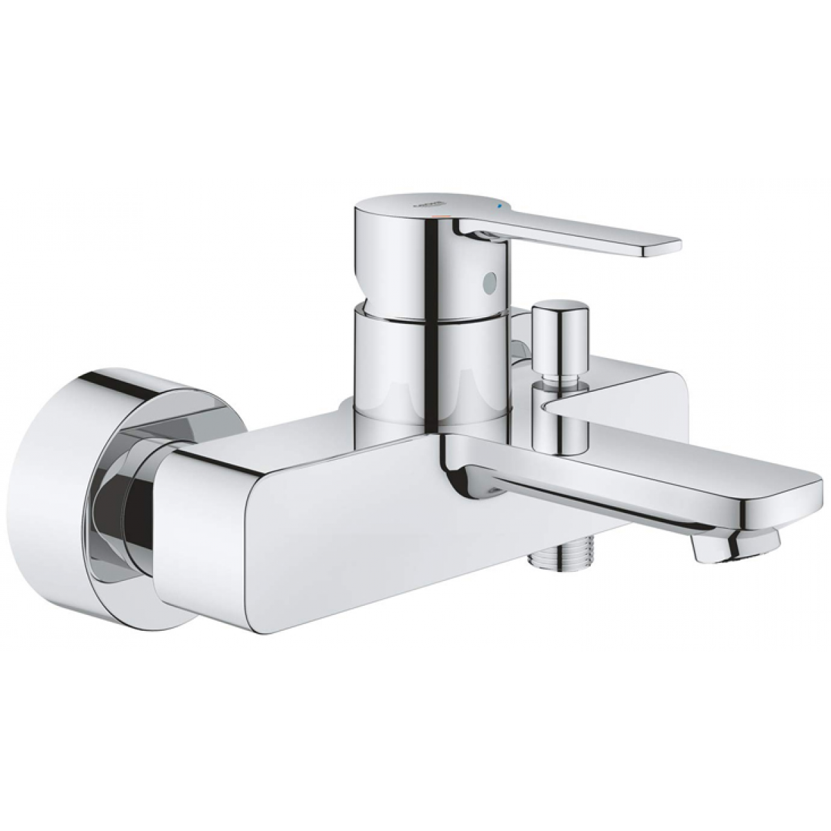 Grohe 33849001 Lineare 浴缸/淋浴龍頭 - SilkMove陶瓷墨盒，自動分流器