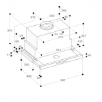 Gaggenau AF210162 60厘米 拉趟式抽油煙機 - 高效953m³/h排風，低噪運轉