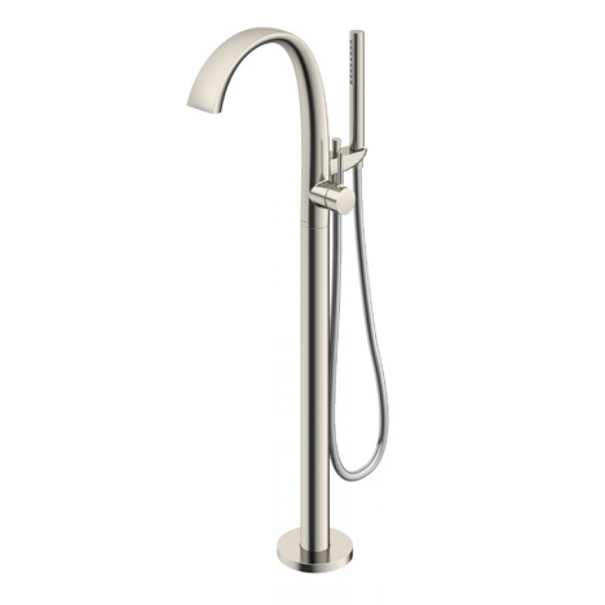 TOTO TBP01301B 銅合金立式單柄雙控浴缸龍頭 - 連手持花灑