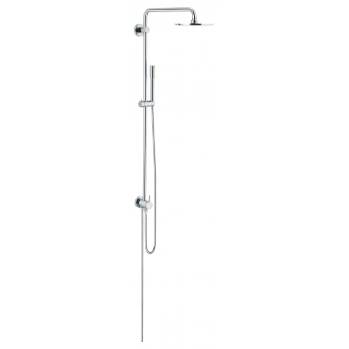 Grohe 27058000 Rainshower 210 雨淋花灑套裝 - PureRain噴灑，可切換手持與頭頂花灑