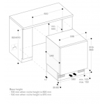 Gaggenau RF200300 98公升 嵌入式單門雪櫃 - 4星級冷凍，緩衝關門
