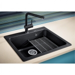 BLANCO NAYA 6 (519638) 花崗岩合成單槽鋅盤｜無烟煤色