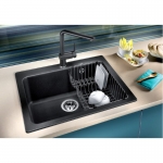 BLANCO NAYA 6 (519638) 花崗岩合成單槽鋅盤｜無烟煤色