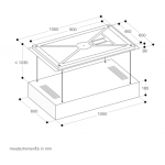 Gaggenau AC270101 105厘米 吊天花式抽油煙機 - Home Connect，LED燈