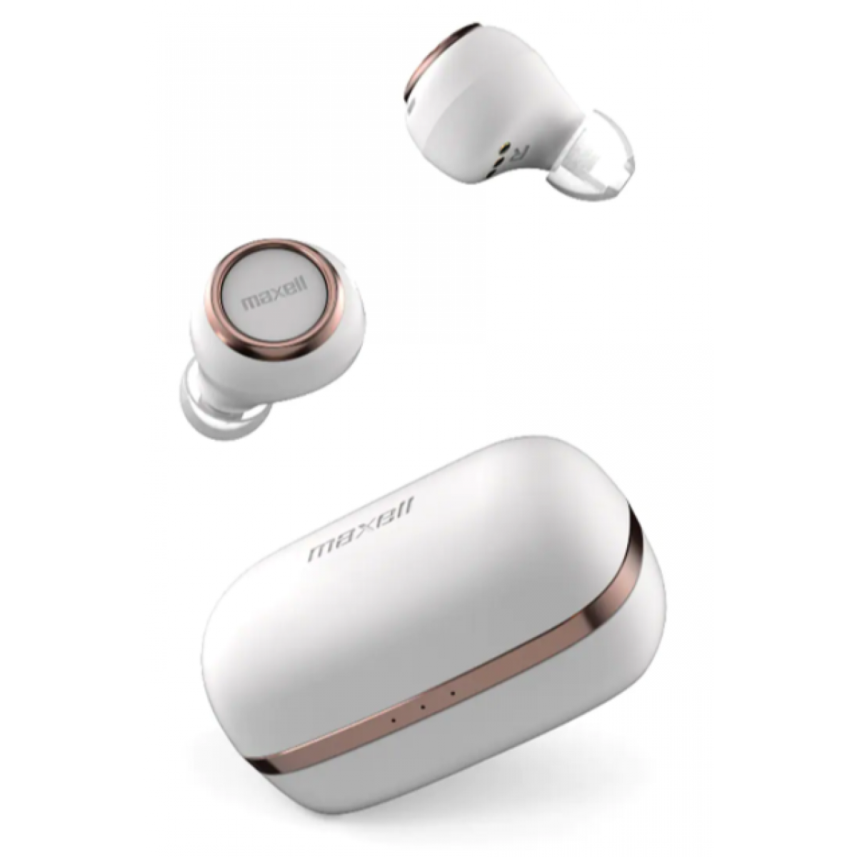 Maxell MXH-BTW1000-WH 無線藍牙耳機 (白色) - 5.5小時連續播放 PEN震動板