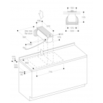 Gaggenau VL200120 15厘米 下吸式抽油煙機 - 200系列，傳感器控制