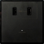 M2K AP102MF-B 4.2A 單位 單蘇 2 USB 插座 (2USB系列 ) (黑色)