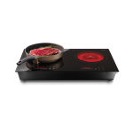 GERMAN POOL 德國寶 GIH-DD38B 嵌入式雙頭電磁電陶爐｜2800W強勁火力 | 德國SCHOTT玻璃 | SuperBoost速熱