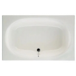 Inax IN-ABN-1200-W91 Grasty N 245升 纖維浴缸 (1200x750x570mm)